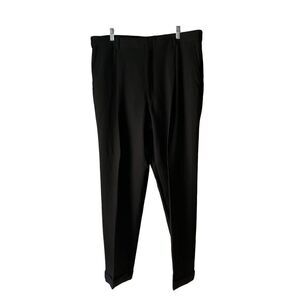 Perry Ellis Men’s Pleated & Cuffed Slacks 38/32.5